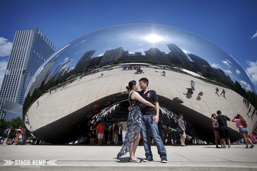 Chicago Engagement Portraits - The Bean