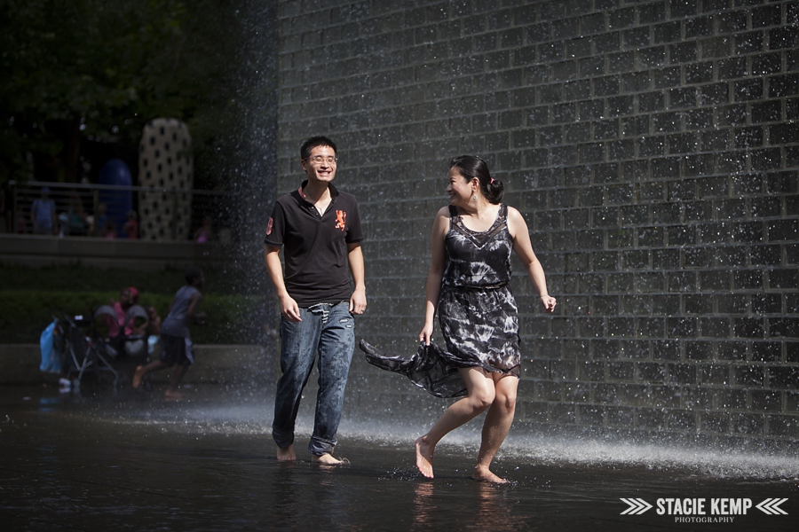 Chicago Engagement Portraits - Millennium Park