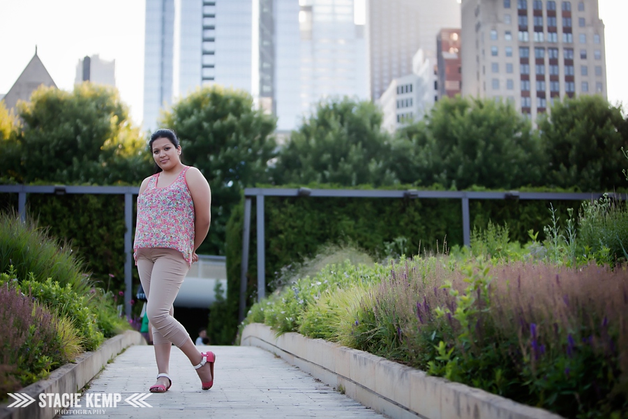 Millennium Park Chicago Senior Portraits